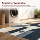 Ultra Soft Area Rug, Non Slip, Stain Resistant, Washable Area Rugs for Living Room, Bedroom, Versatile Charcoal Beige Playroom Stain-Resistant Rug(Gray)