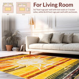 Bright Coastal Inspired Round Artwork(Yellow)