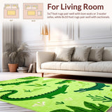 Lively Child Friendly Plush Decor(Green)