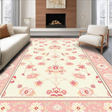 Vibrant Tropical Botanical Print(Beige)