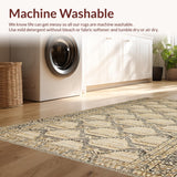 Ultra Soft Area Rug, Non Slip, Stain Resistant, Washable Area Rugs for Living Room, Bedroom, Unique Cozy Animal Print(Beige)
