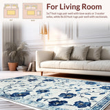Artful Coastal Floral Elements(Blue)