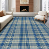 Elegant Transitional Plaid Aesthetic(Blue)