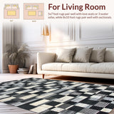Elegant Graphic Lattice Arrangement(Black)