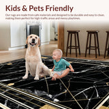 Chic Gold Geometric Motif(Black)