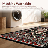 Vibrant Tribal Influence with Contrast(Red)