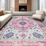 Geometric Blush Design with Vintage Appeal(Pink)