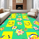 Charming Iridescent Flower Motif(Yellow)