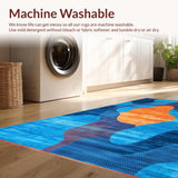 Lively Multi Hued Textured(Blue)