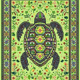 Ultra Soft Area Rug, Non Slip, Stain Resistant, Washable Area Rugs for Living Room, Bedroom, Classroom Turtle(Green)