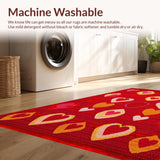 Bold Retro Heart Shape(Red)