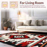 Modern Southwestern Patterned Elegance(Red)