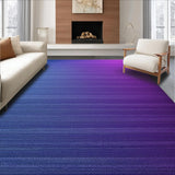 Ultra Soft Area Rug, Non Slip, Stain Resistant, Washable Area Rugs for Living Room, Bedroom, Contemporary Purple Blue Bedroom Plush Area Rug(Blue)