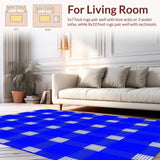 Cozy Rustic Plaid Visual Appeal(Blue)
