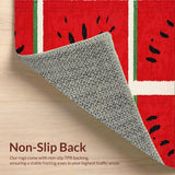 Refreshing Round Watermelon Motif(Red)
