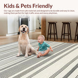 Chic Monochrome Striped Design(Beige)