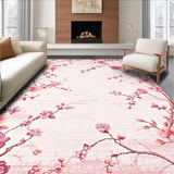Ultra Soft Area Rug, Non Slip, Stain Resistant, Washable Area Rugs for Living Room, Bedroom, Elegant Fluffy Pink Playful Vibe(Pink)