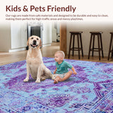 Artful Distressed Symmetrical Elements(Blue)