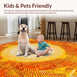 Joyful Multicolored Sun Design(Orange)