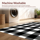Contemporary Farmhouse Plaid Style(Black)