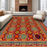 Eclectic Color Splash Tapestry Look(Red)