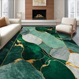 Luxe Gray Fluid Design Element(Green)