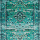 Elegant Earthy Circular Tapestry(Blue)