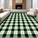 Charming Rustic Green Plaid Style(Green)