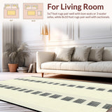 Contemporary Monochrome Linear Design(Beige)