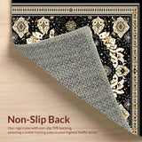 Chic Earthy Toned Circular Design(Black)