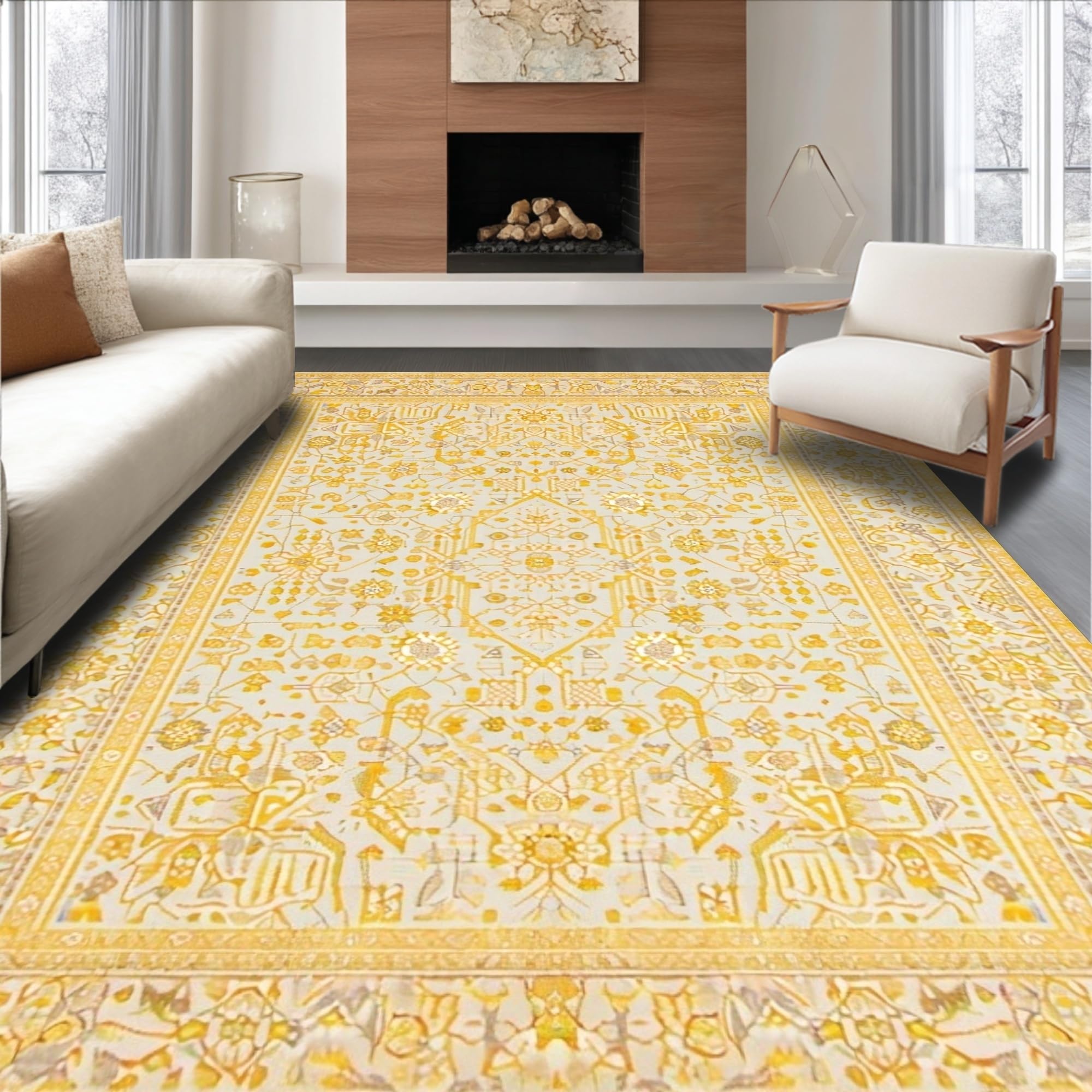 【新品未開封】VAULTROOM LOGO RUG Amazon.com: HOMBYS 10x14 Vintage Area Rug for Living Room