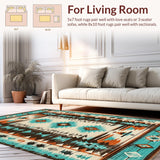 Vibrant Aztec Geometric Motifs(Blue)