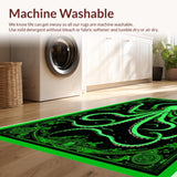 Creepy Green Octopus Inspired Design(Green)