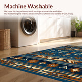 Artistic Blue and Brown Weave(Blue)