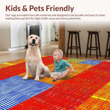 Bold Abstract Flowing Stripes(Red)