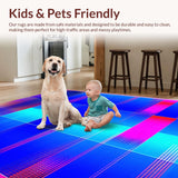 Elegant Colorful Swirl Motif(Blue)