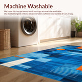 Playful Multi Hued Shapes(Blue)