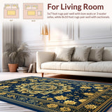 Cozy Multicolor Geometric Arrangement(Blue)
