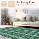 Contemporary Earth Tone Checkered(Green)