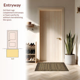 Ultra Soft Area Rug, Non Slip, Stain Resistant, Washable Area Rugs for Living Room, Bedroom, Minimalist Animal Texture Display(Beige)