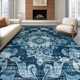 Elegant Muted Geometric Arrangement(Blue)