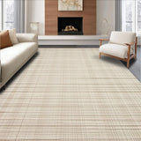 Ultra Soft Area Rug, Non Slip, Stain Resistant, Washable Area Rugs for Living Room, Bedroom, Rustic Natural Fiber Harmony(Beige)