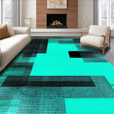 Chic Low Key Abstract Motif(Blue)