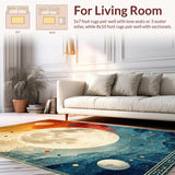 Ultra Soft Area Rug, Non Slip, Stain Resistant, Washable Area Rugs for Living Room, Bedroom, Neutral Witchy Bathroom Non Slip Rug(Gray)