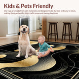 Glamorous Modern Textured Design(Black)