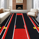 Energetic Start Finish Line Layout(Red)