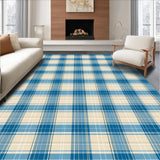 Refined Light Blue Plaid Motif(Beige)