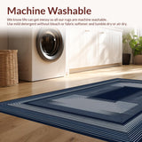 Contemporary Geometric Navy Elegance(Blue)