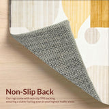 Mid Century Modern Beige and Ivory Ombre(Beige)