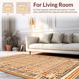 Cozy Textured Ogee Style Runner(Beige)